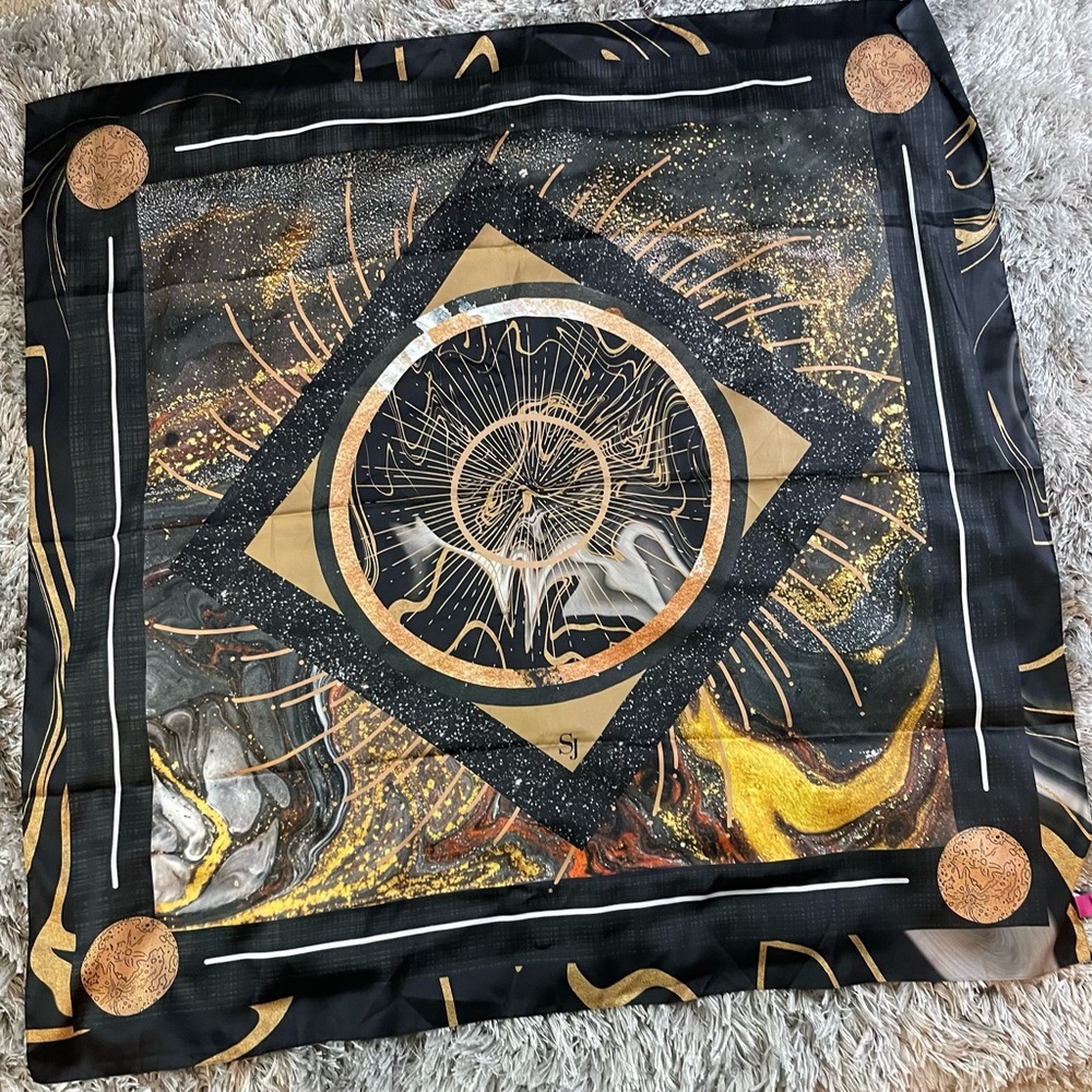 Sassy Jones Silk Blend Scarf 51 X 51